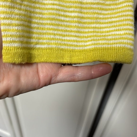 Eileen Fisher Woman sz. 2X lime green and white lightweight sweater. Beautiful! - Picture 5 of 8